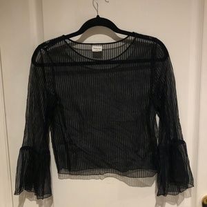 Aritzia Babaton Humbert Blouse in Black